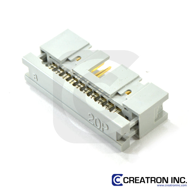20 Pin (10x2) Ribbon (M) Connector 20 Pin (10x2) Ribbon (M) Connector